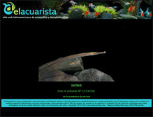 Tablet Screenshot of elacuarista.com