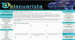 Desktop Screenshot of abc.elacuarista.com