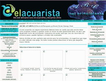 Tablet Screenshot of abc.elacuarista.com